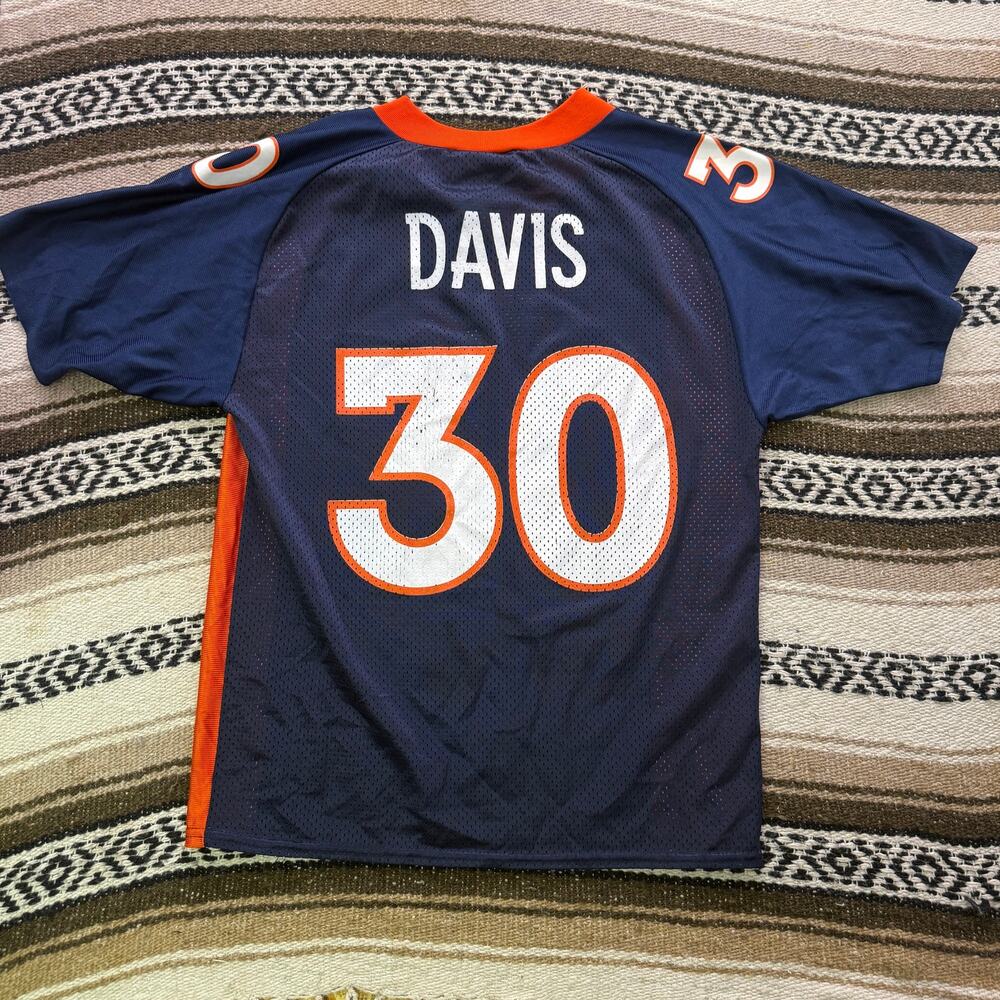 Youth Kids Vintage 90's Terrell Davis Denver Broncos Football Jersey Sz Medium - Picture 5 of 7